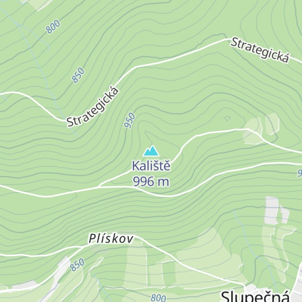 Map of Kaliště