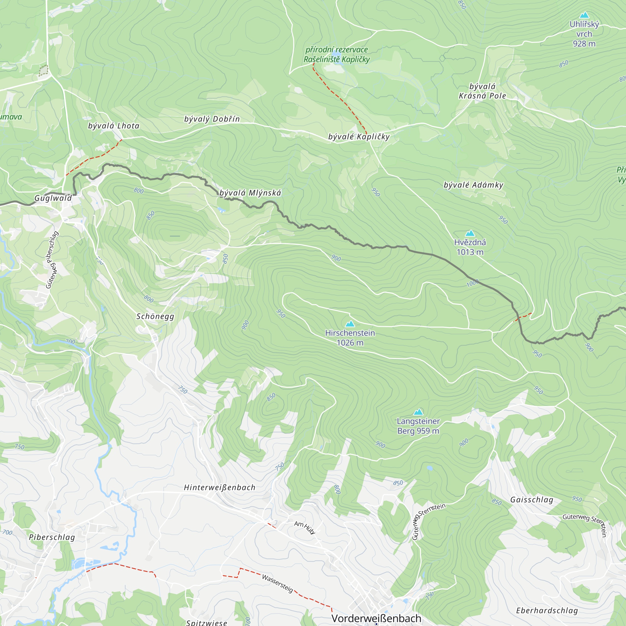 Hofstadlerhütte map