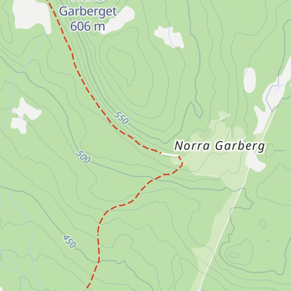 Map of Norra Garberg Raststugan