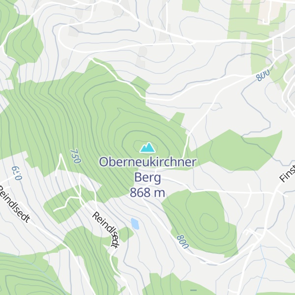 Map of Oberneukirchner Berg