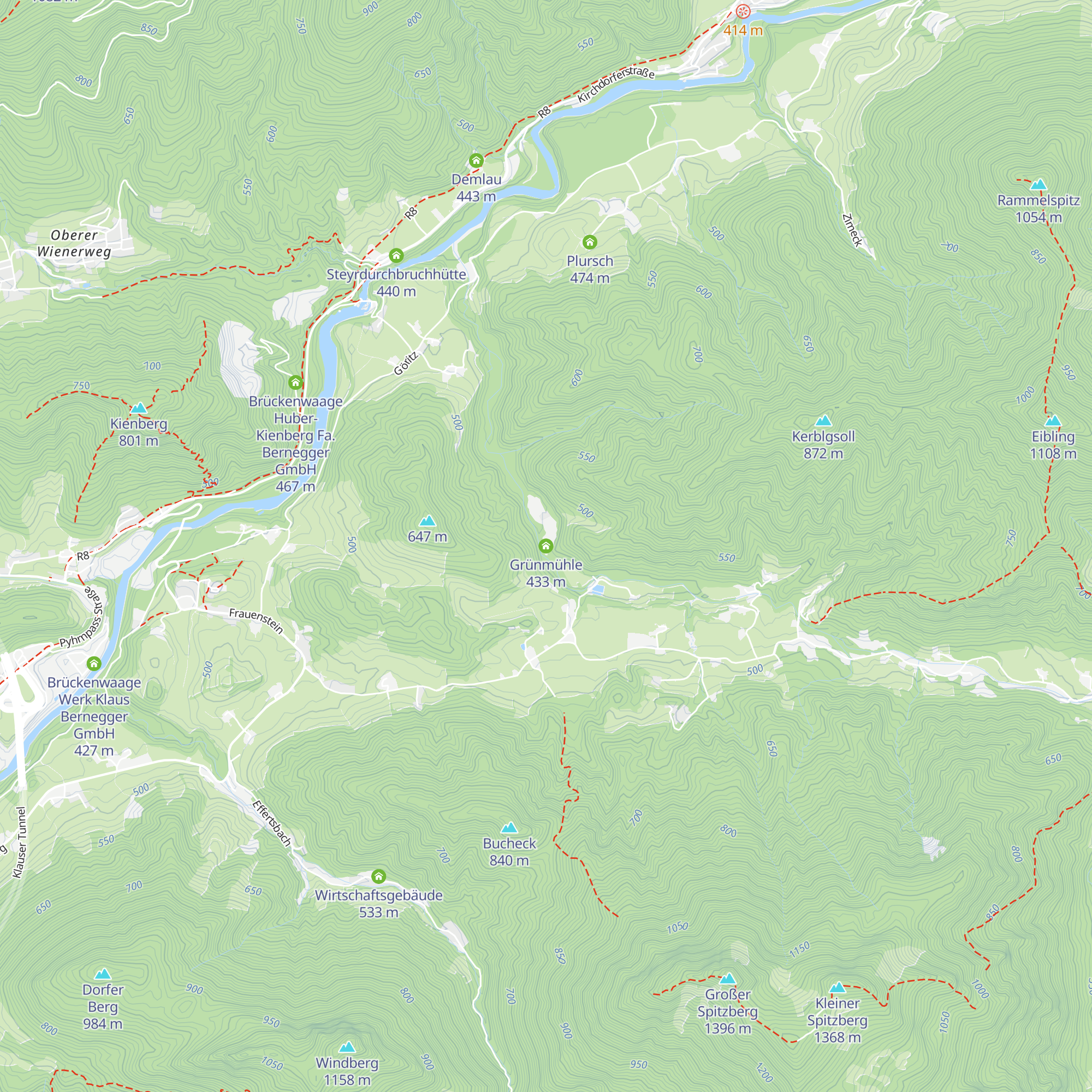 Grünmühle map