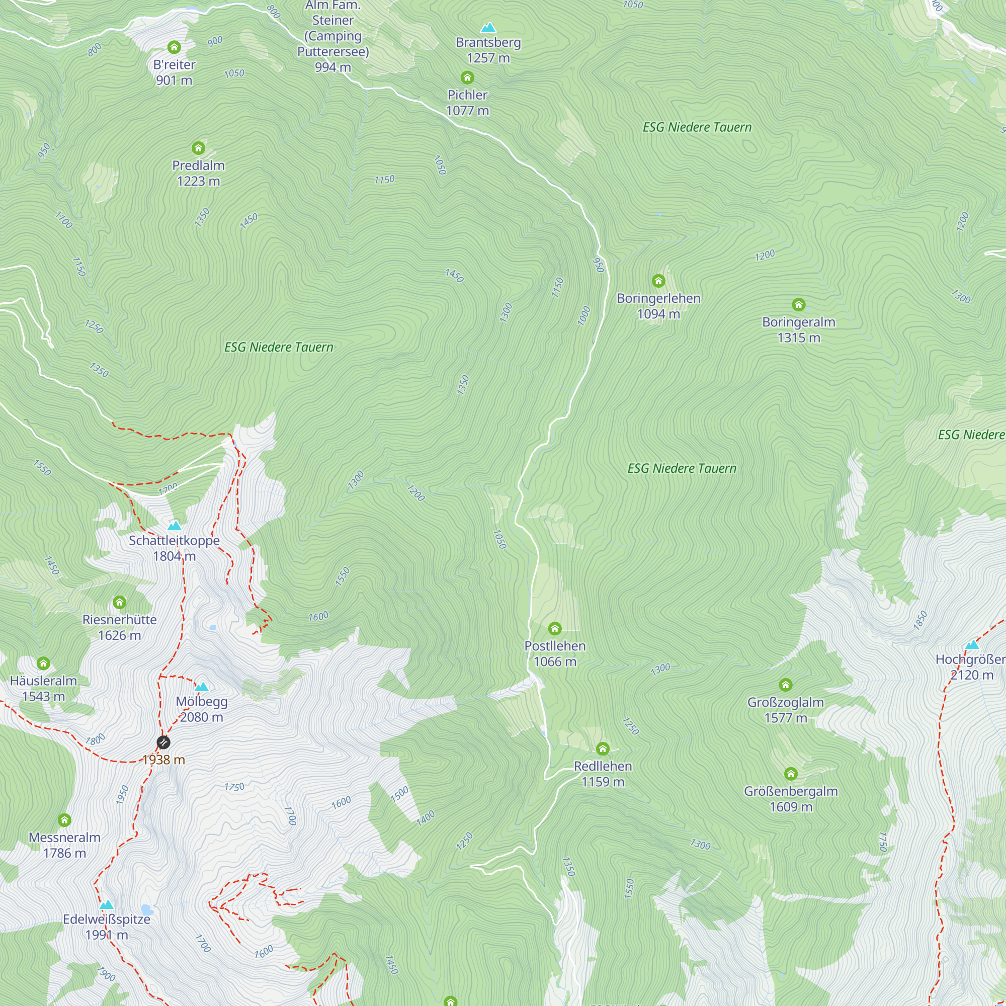 Bauernlehen map