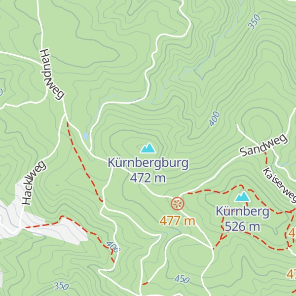 Map of Kürnbergburg