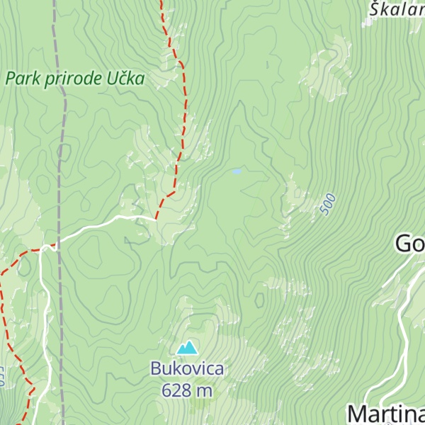 Map of Ornitološke postaje Rovozna