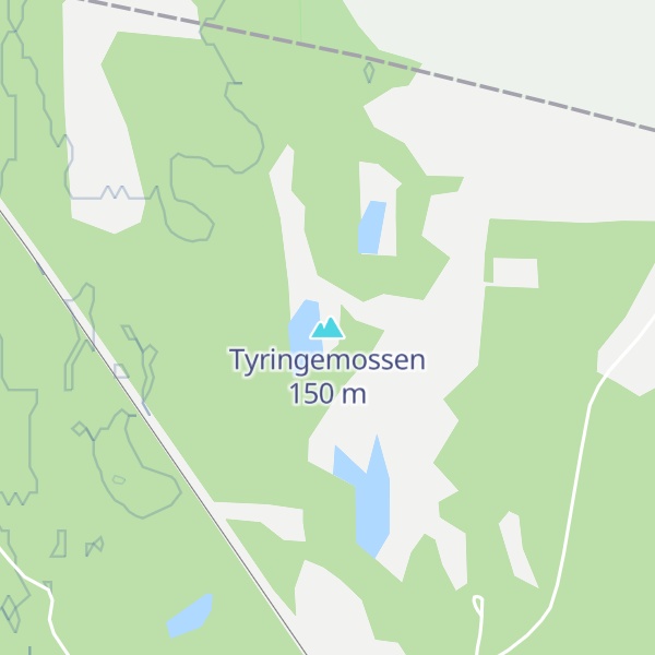 Map of Tyringemossen