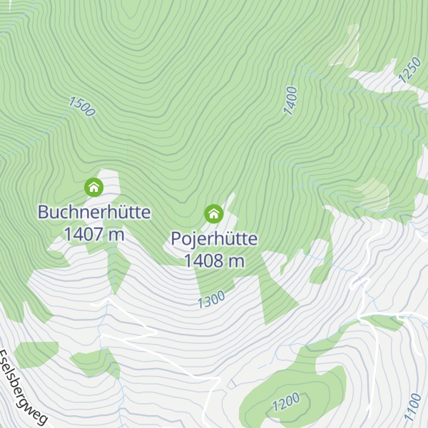 Map of Pojerhütte