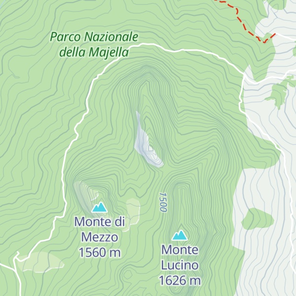 Map of Monte La Rocca
