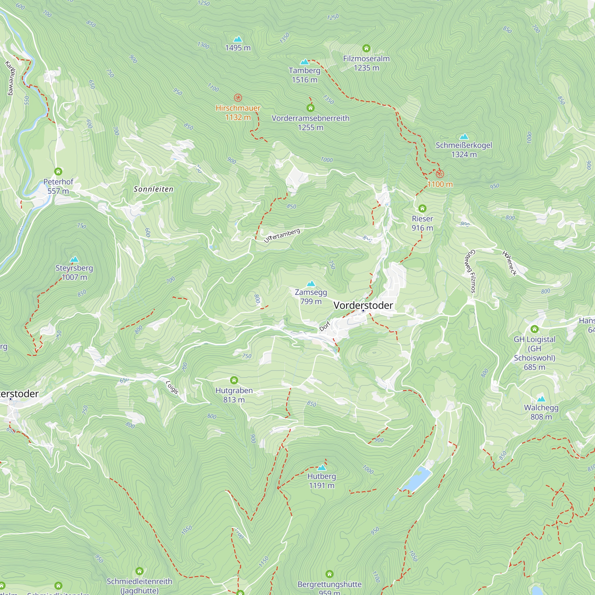 Unterbucheben map