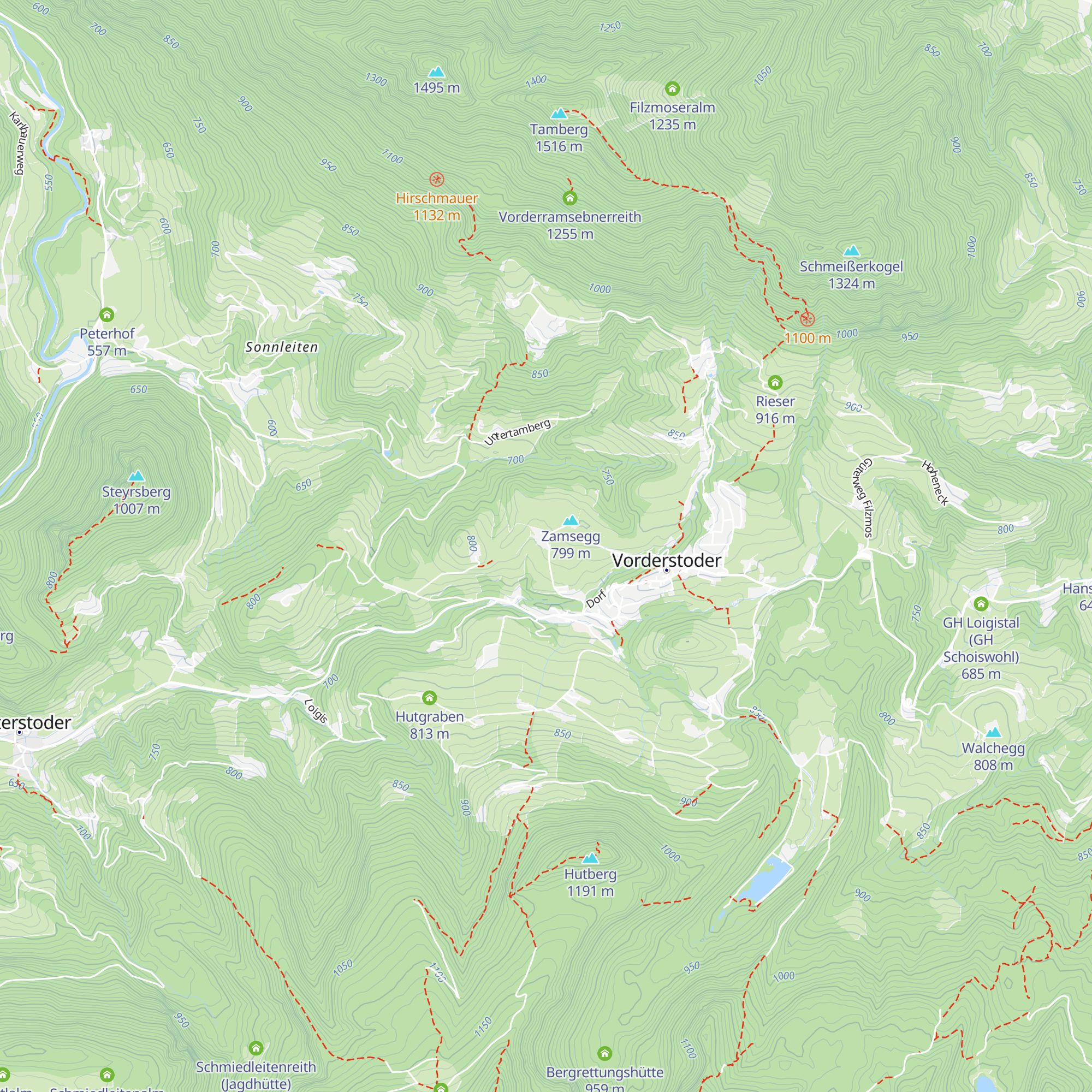 Unterbucheben map