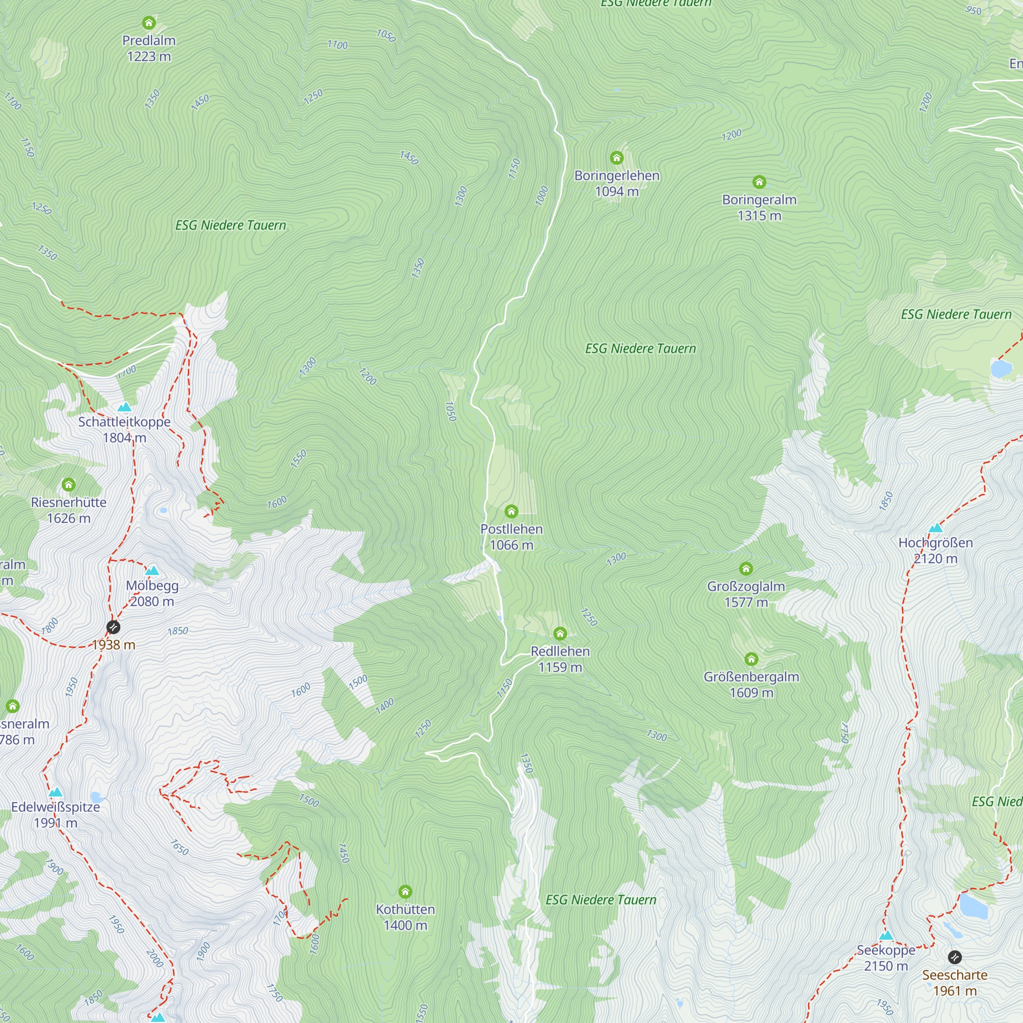 Postllehen map