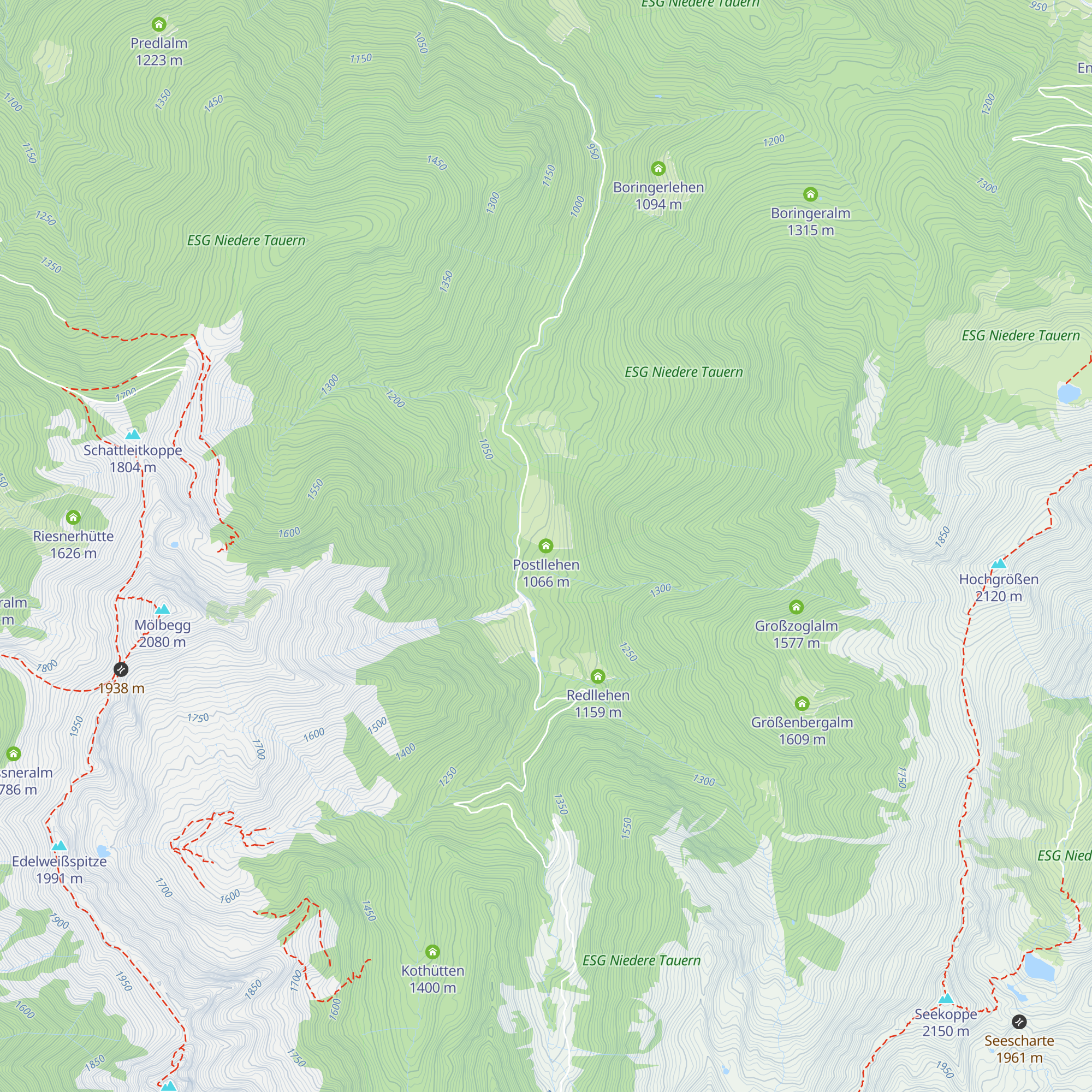 Postllehen map