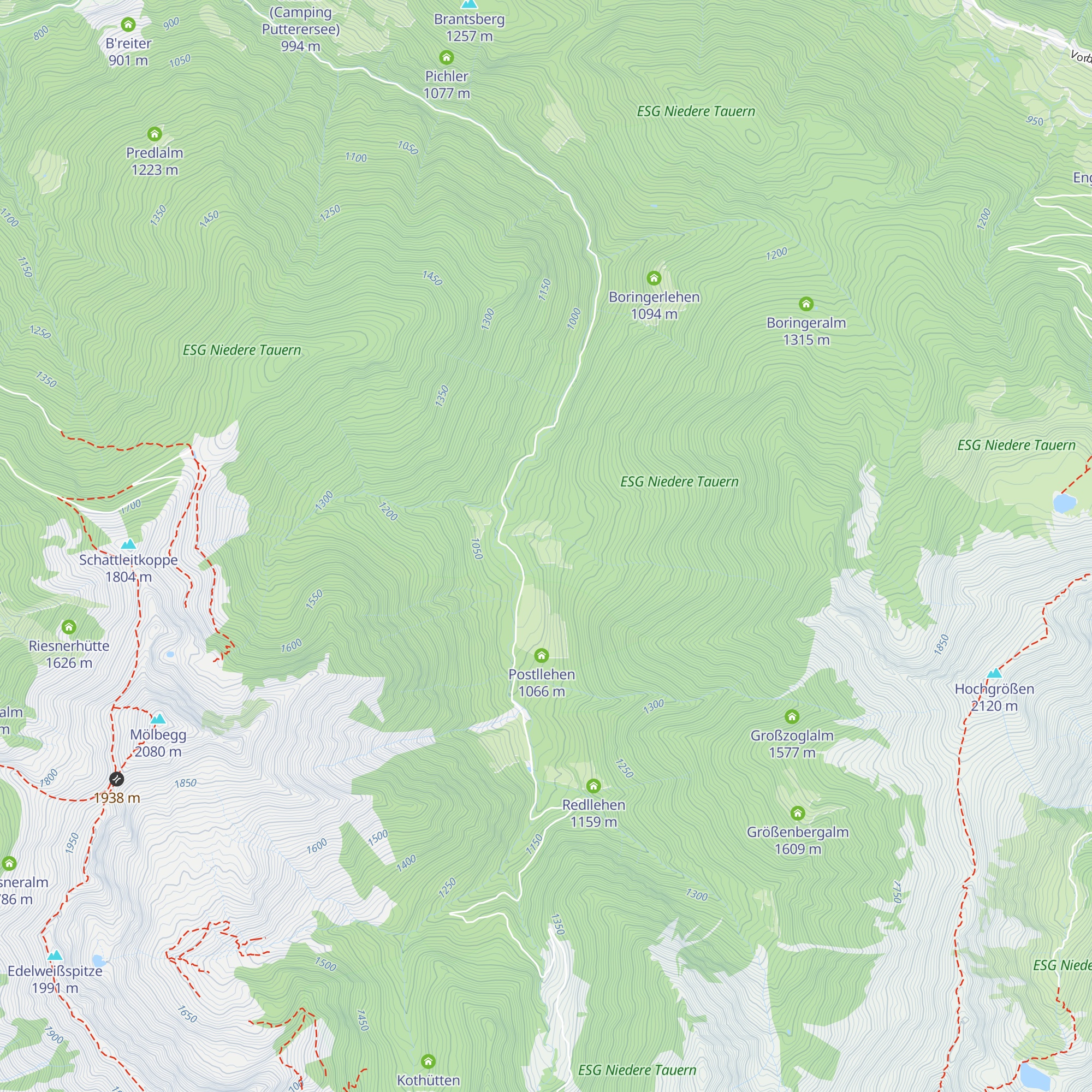 Hoferlehen map