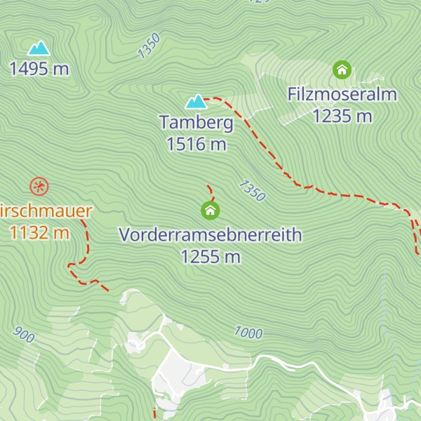 Map of Vorderramsebnerreith