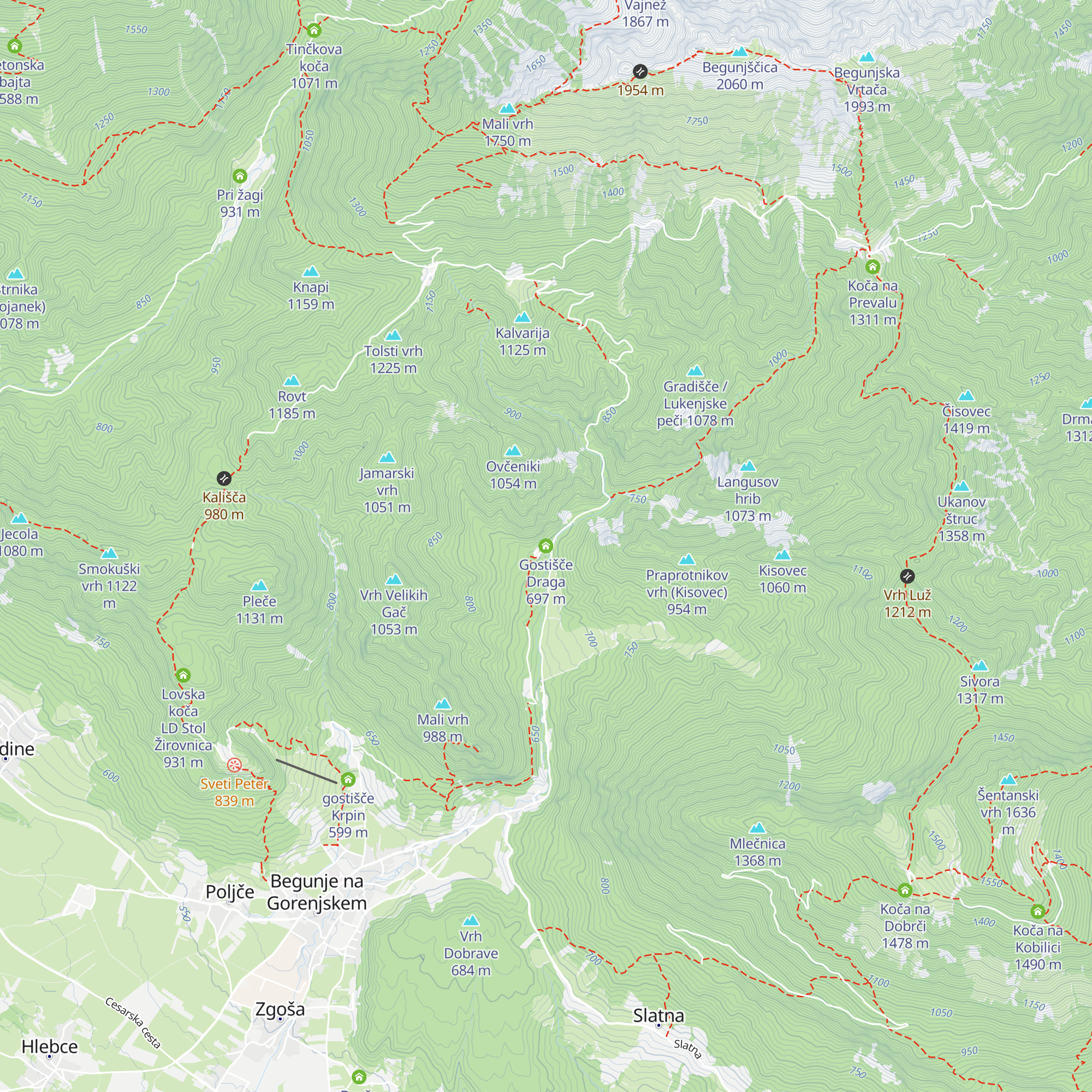 Gostišče Draga map