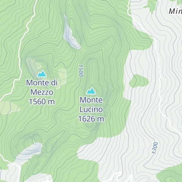 Map of Monte Lucino