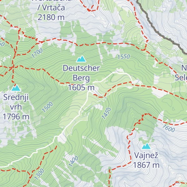 Map of Dom pri izviru Završnice