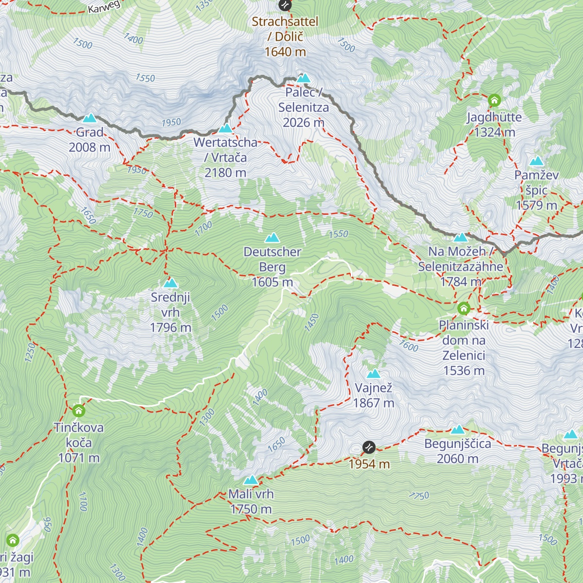 Dom pri izviru Završnice map