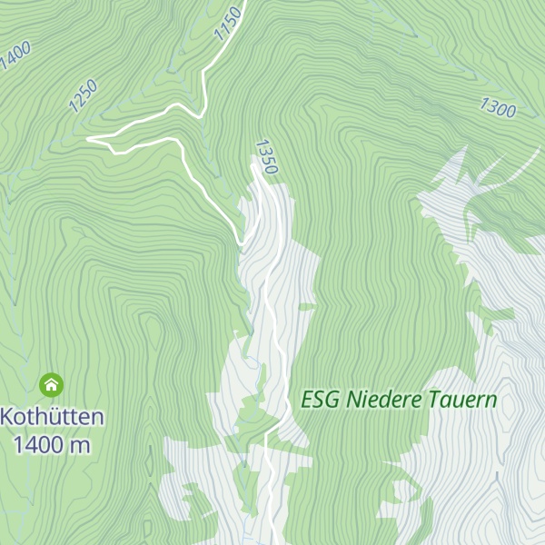 Map of Mühlbacherhütte