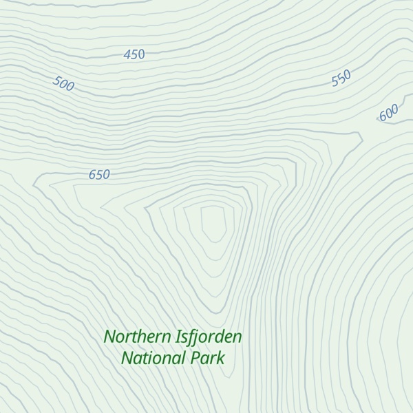 Map of Mediumfjellet S