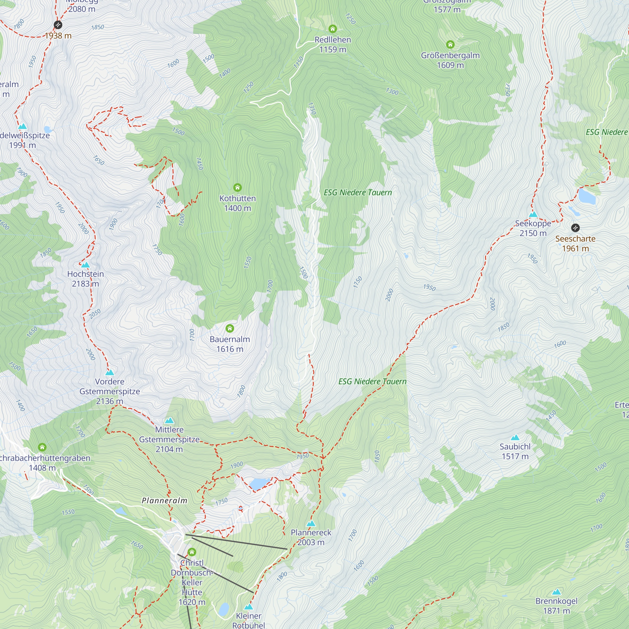 Bauernhütte map