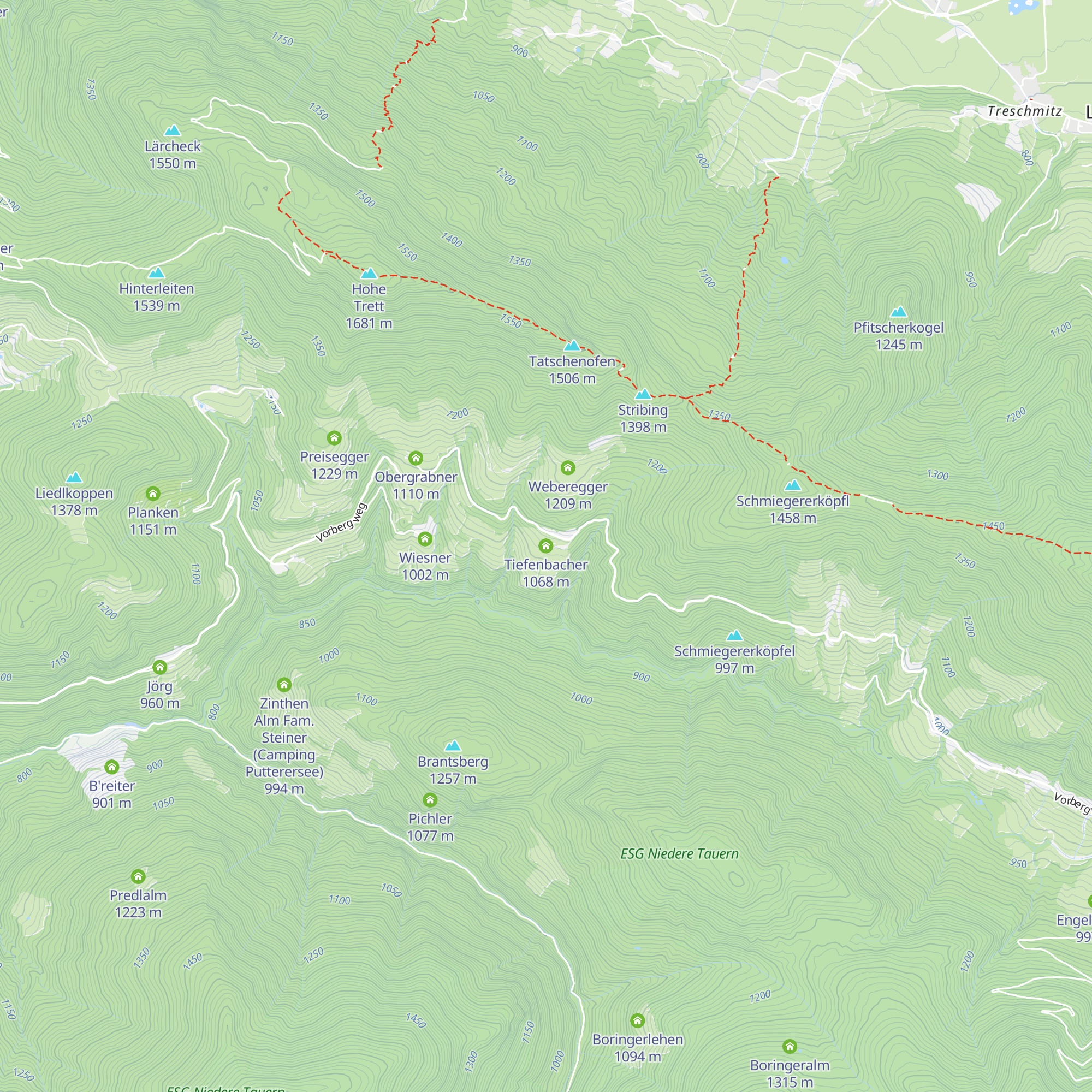 Tiefenbacher map
