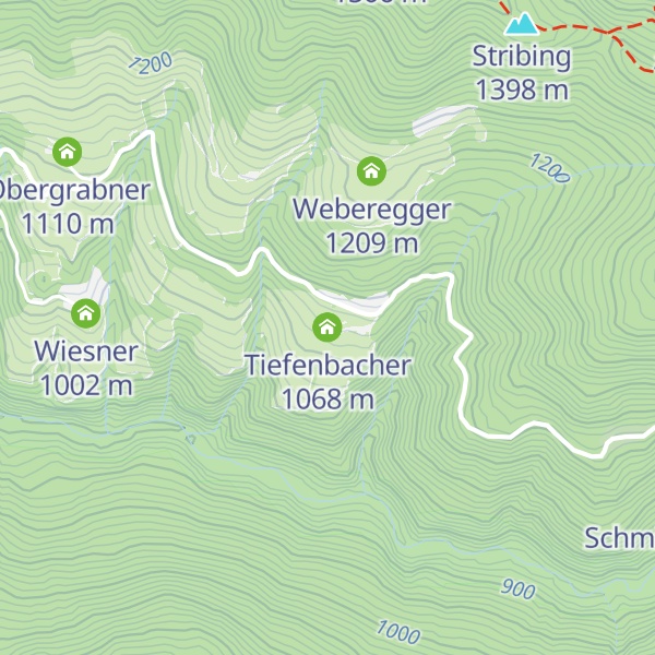 Map of Tiefenbacher