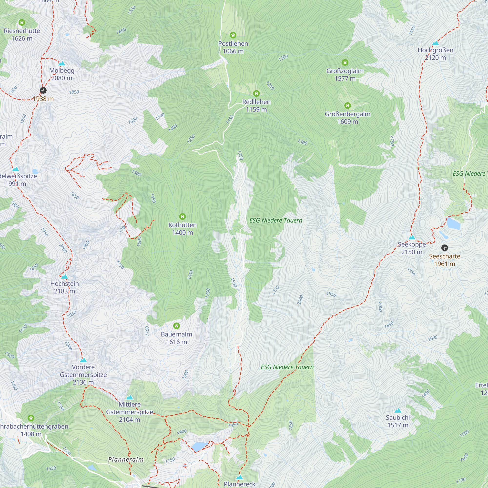 Schnablhütte map