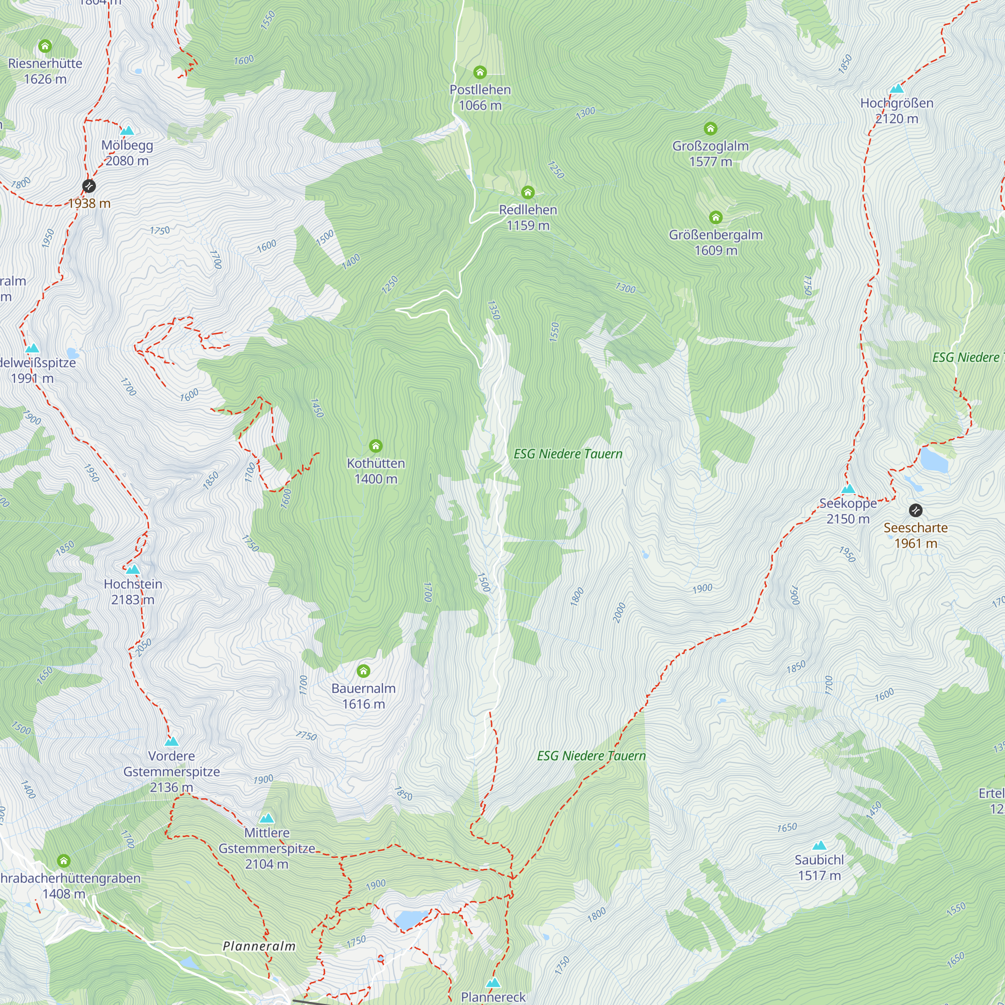 Schnablhütte map