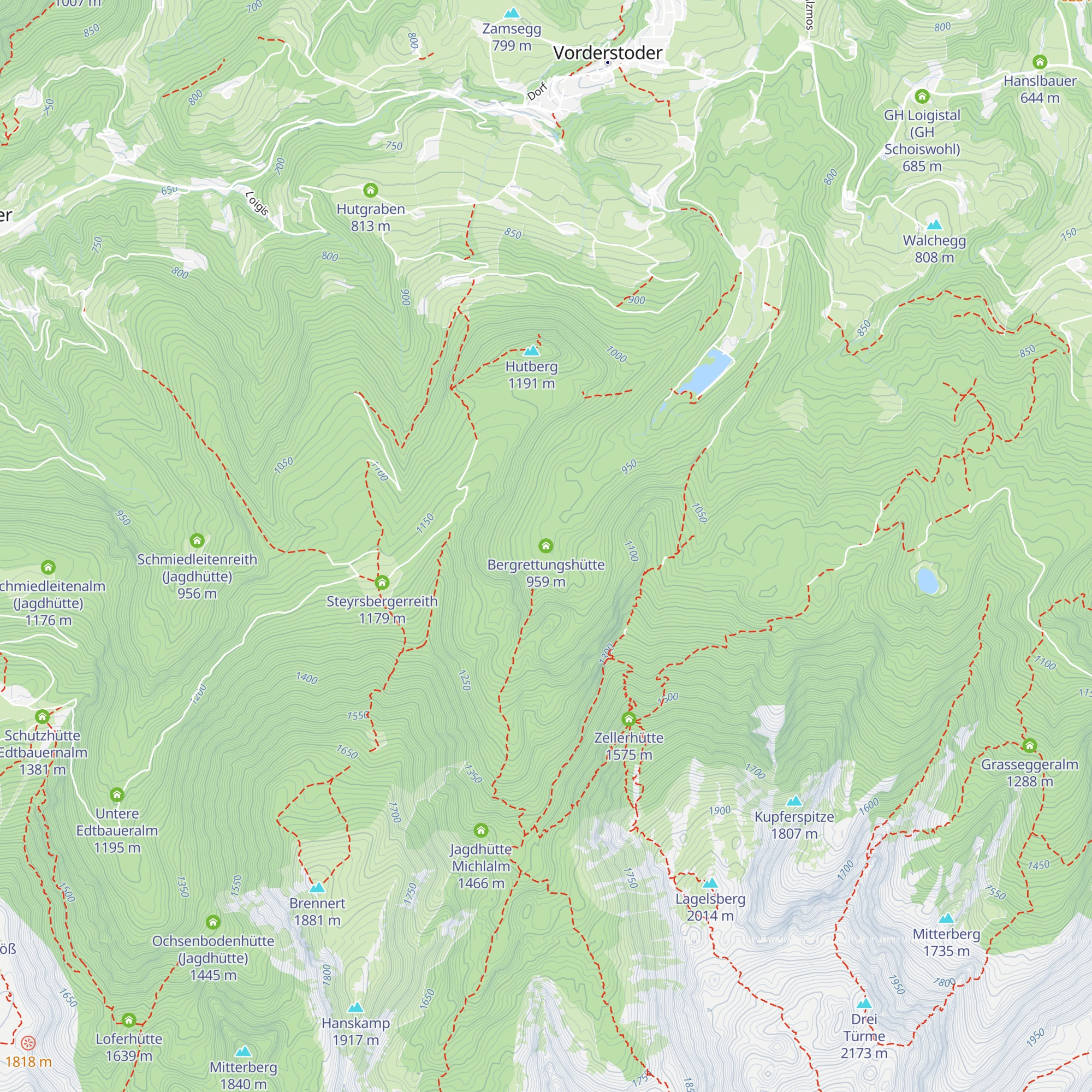 Bergrettungshütte map