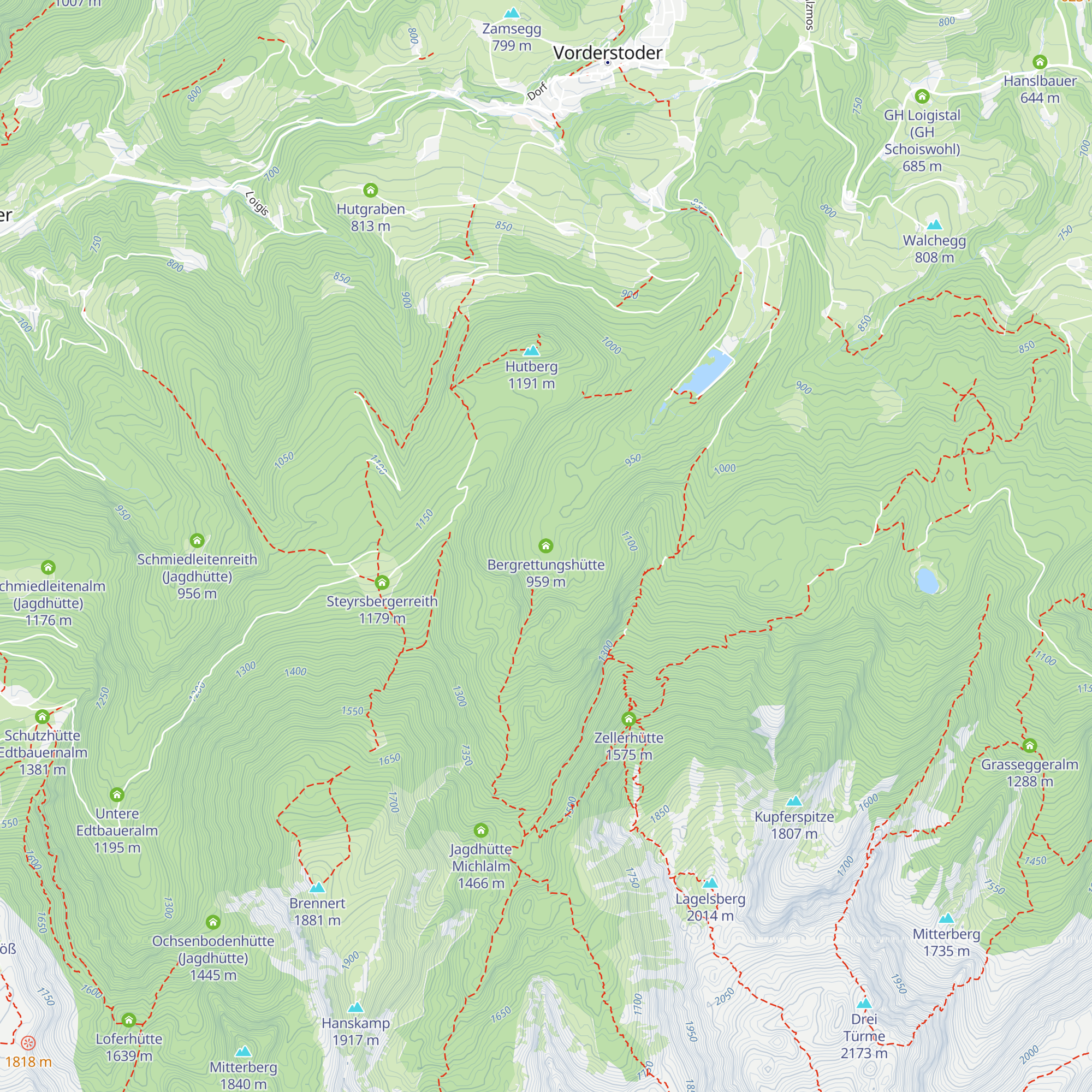 Bergrettungshütte map