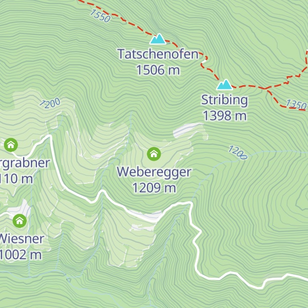 Map of Weberegger