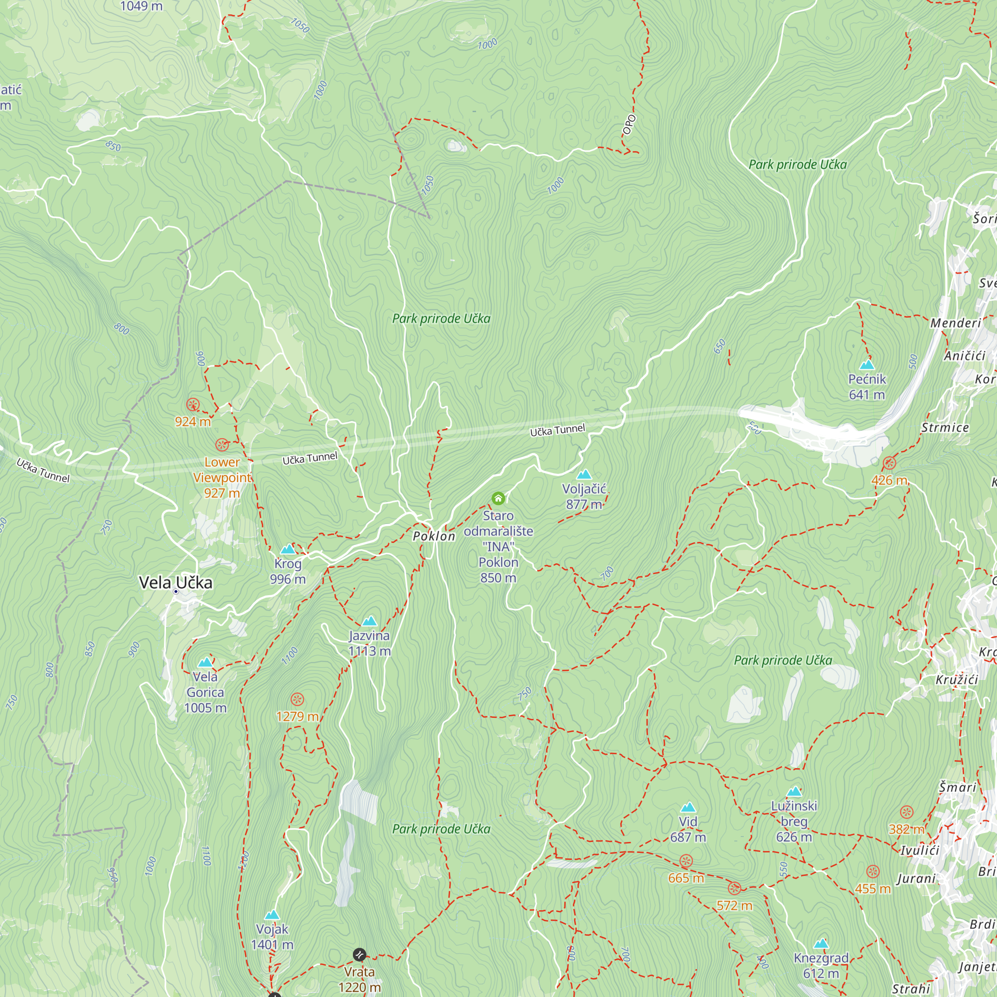 Staro odmaralište "INA" Poklon map