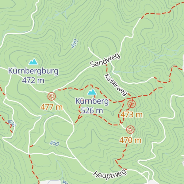 Map of Kürnberg