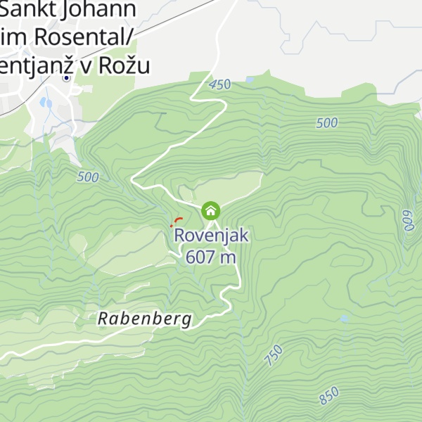 Map of Rovenjak