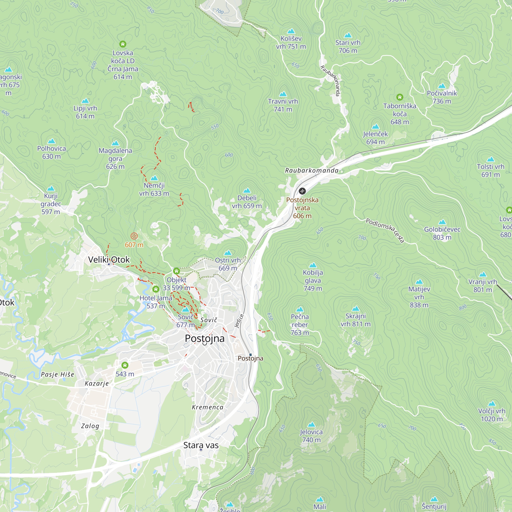 Marché Ravbarkomanda I - West map