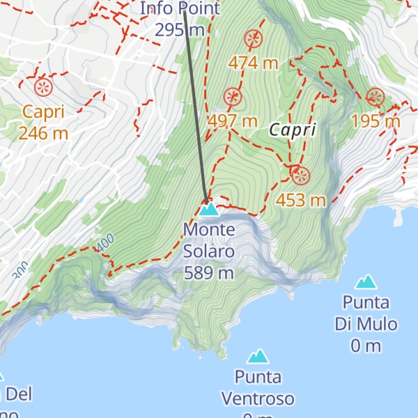 Map of Monte Solaro