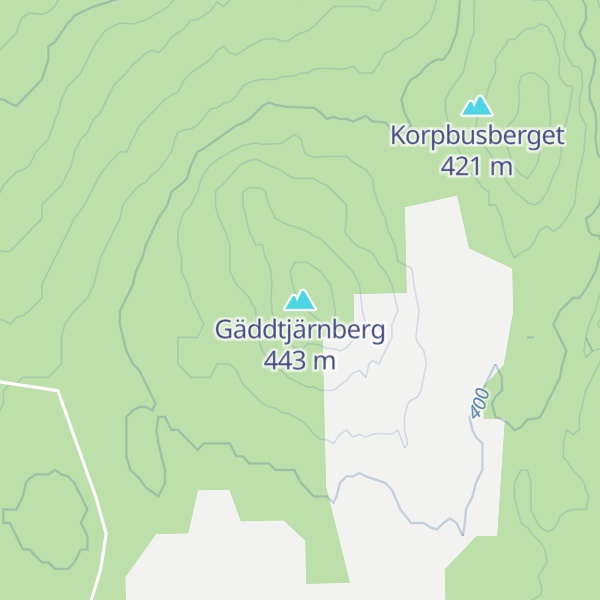 Map of Gäddtjärnberg
