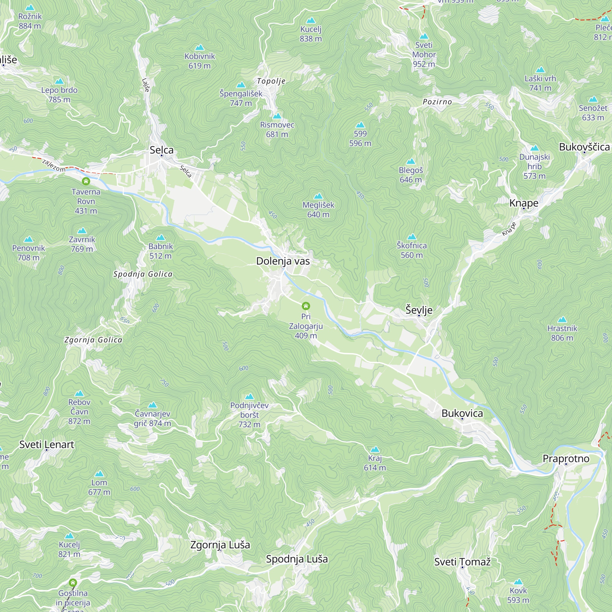 Pri Zalogarju map
