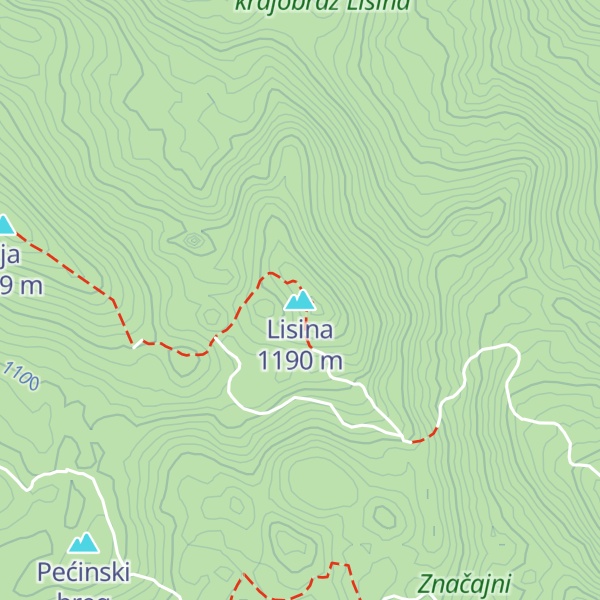 Map of Lisina