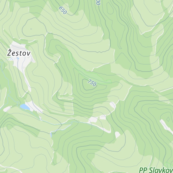 Map of Korunní hora [Hořice na Šumavě-Žestov]