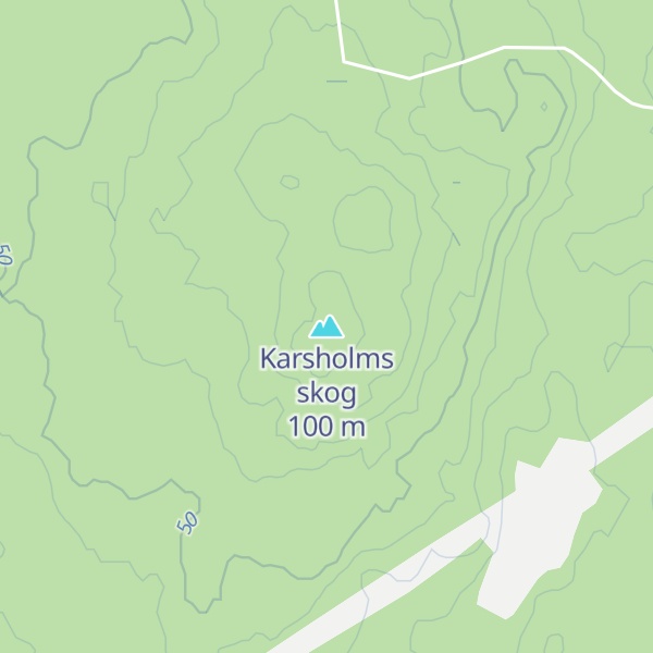 Map of Karsholms skog