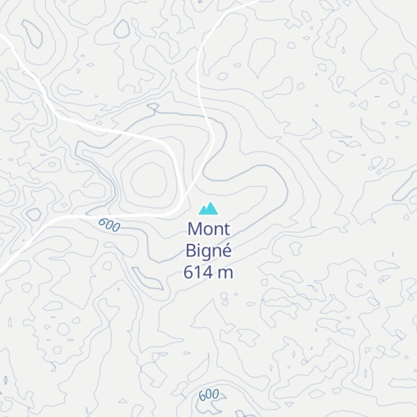Map of Mont Bigné