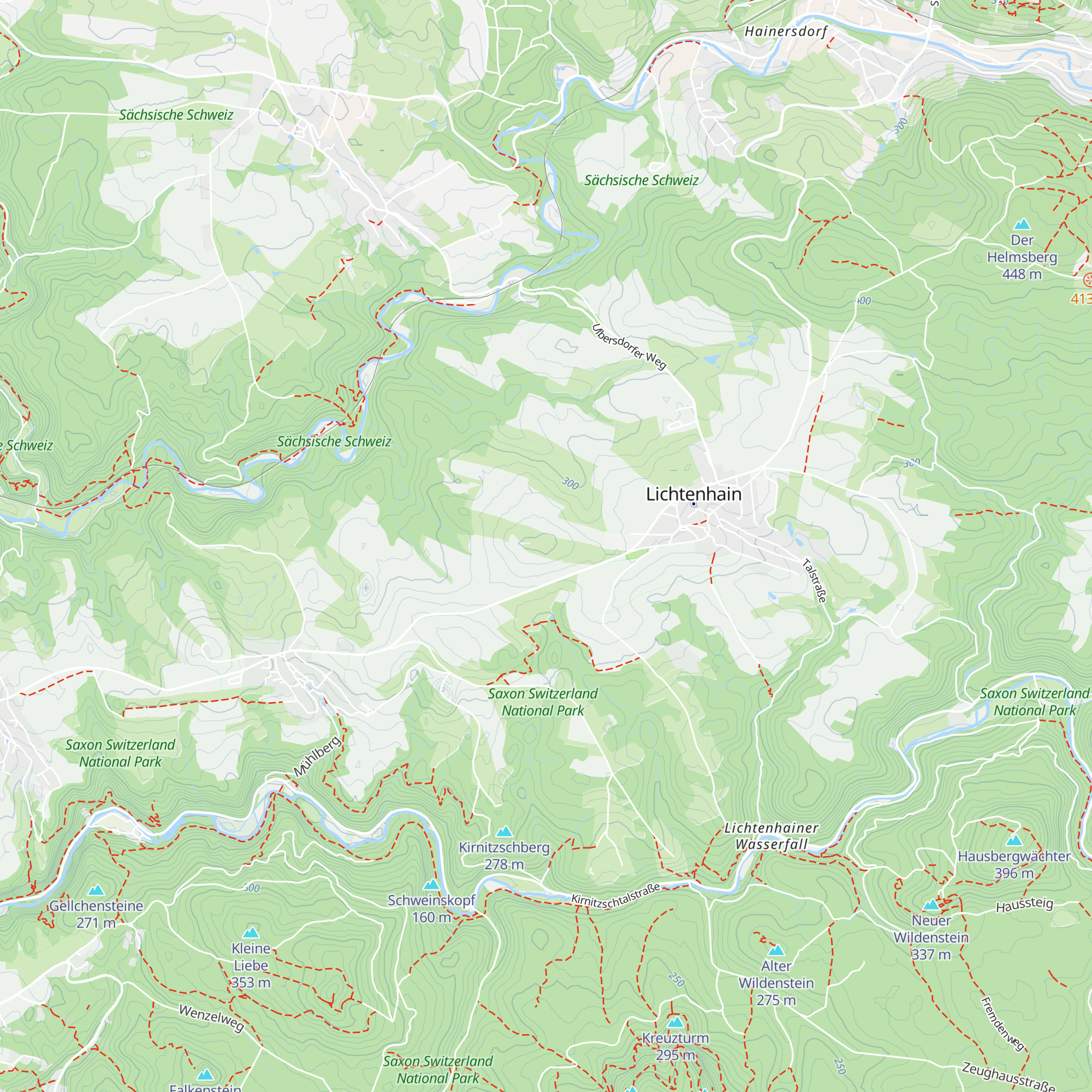 Hütte Pfarrberg map