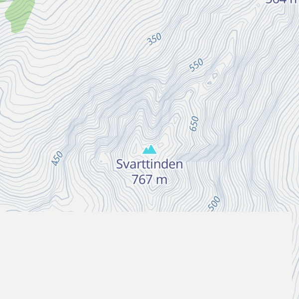 Map of Svarttinden
