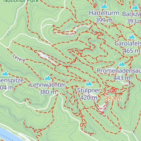 Map of Hinterer Lorenzturm