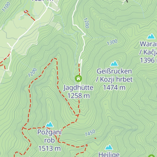Map of Jagdhütte
