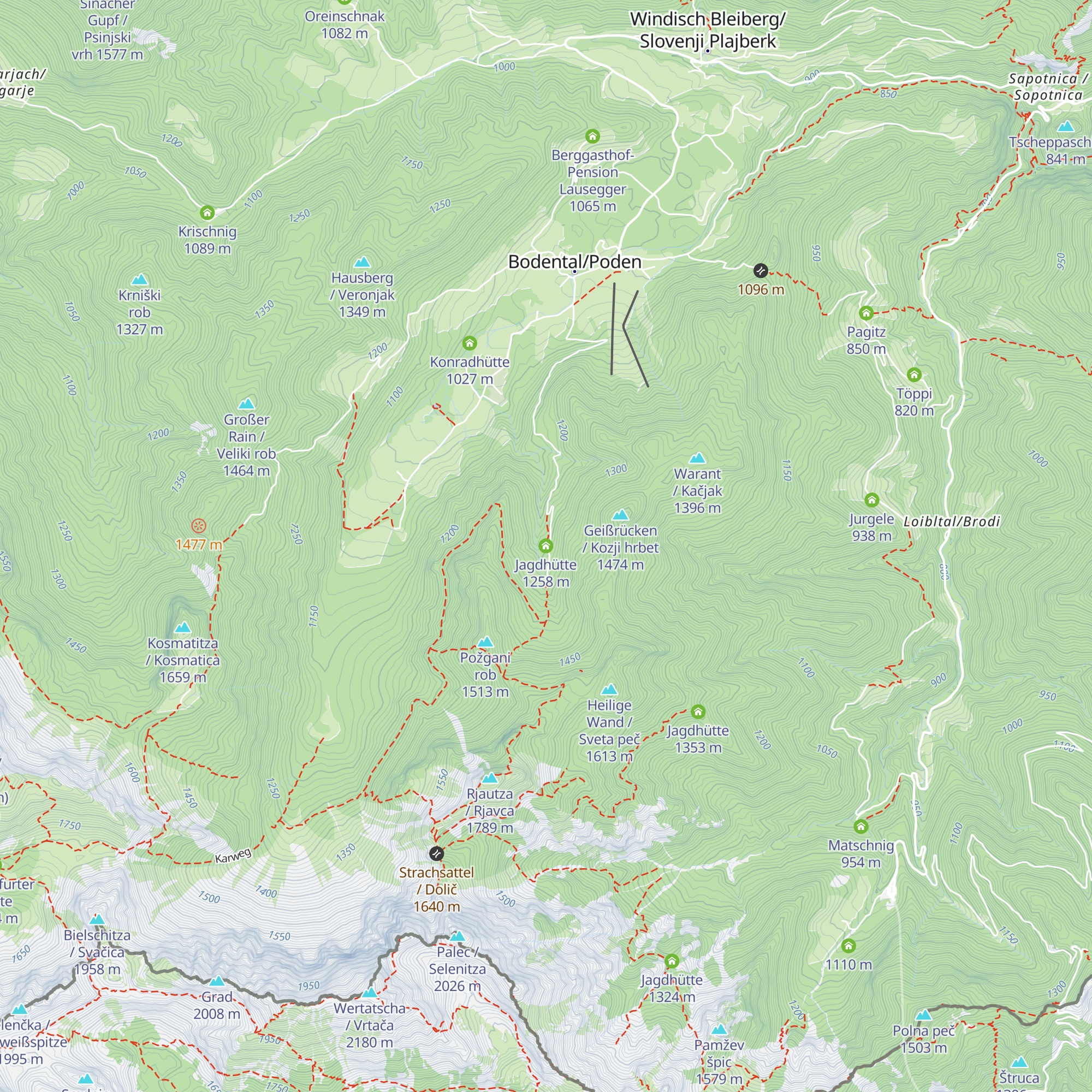 Jagdhütte map
