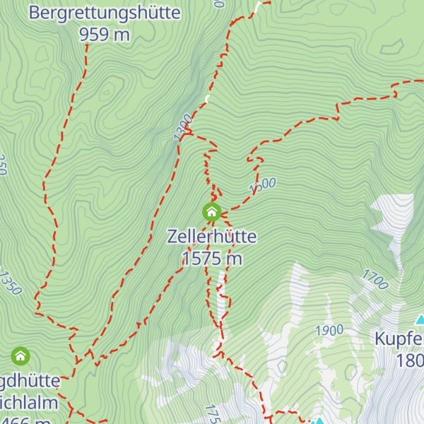 Map of Zellerhütte