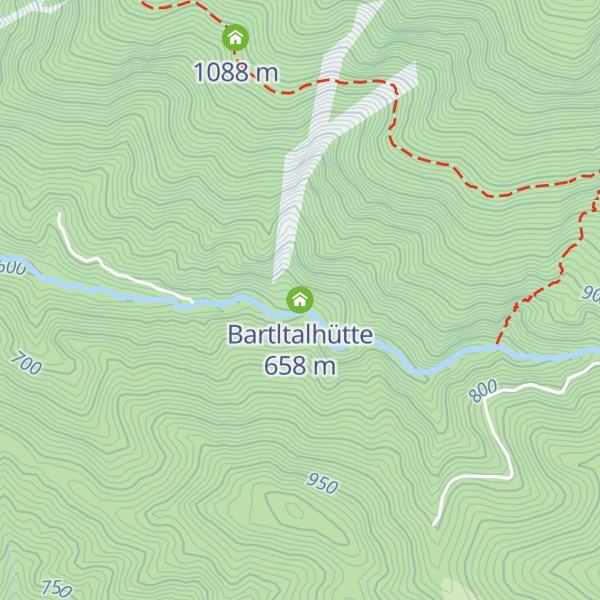 Map of Bartltalhütte