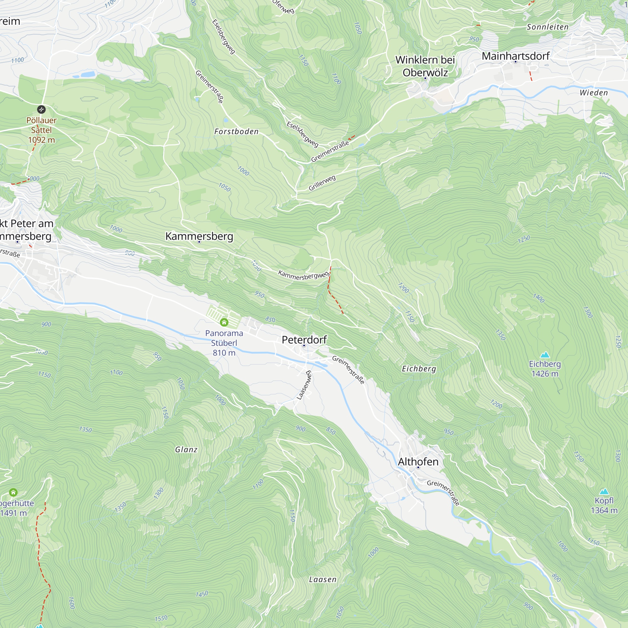 Kräutlhütte Auer map